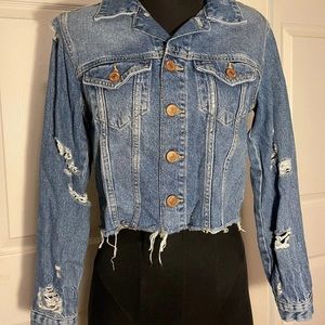 Distressed Denim Jacket
